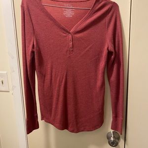 Thermal pullover top